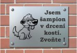 Cedule PVC s vlastním textem, logem, obrázkem