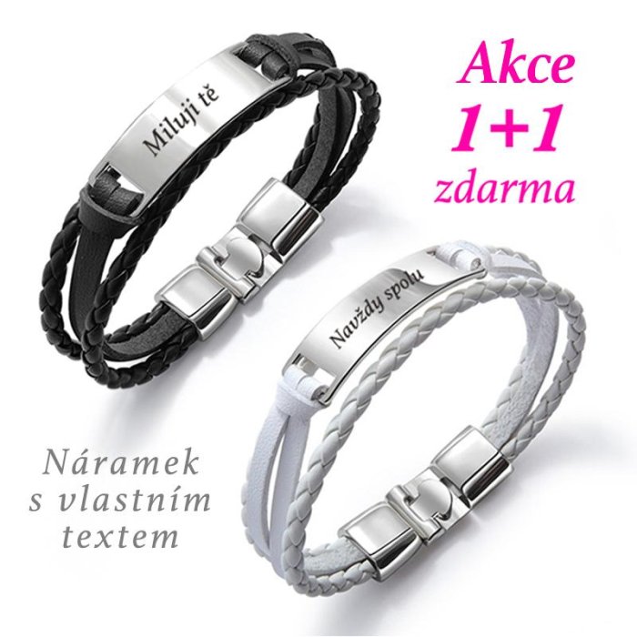 AKCE Valentýn 2 ks náramek JANG