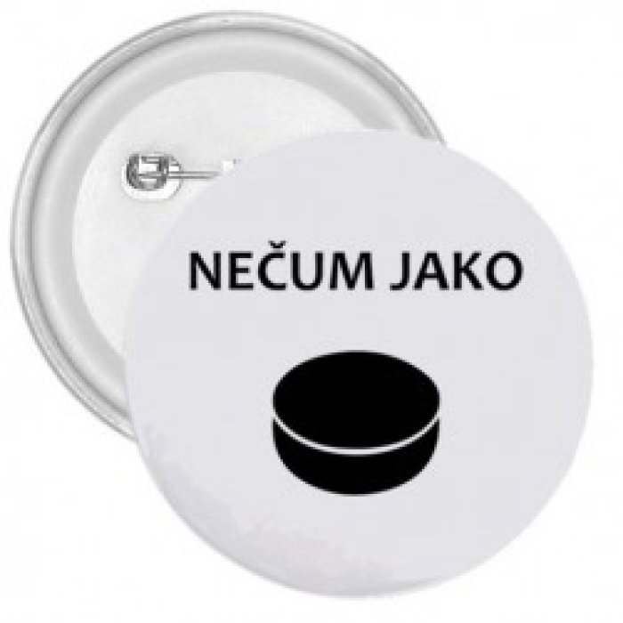 10 ks Placky kovové 2,5cm s vlastním potiskem se špendlíkem